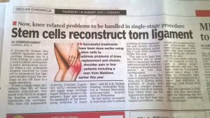 Single stage cartilage repair India 